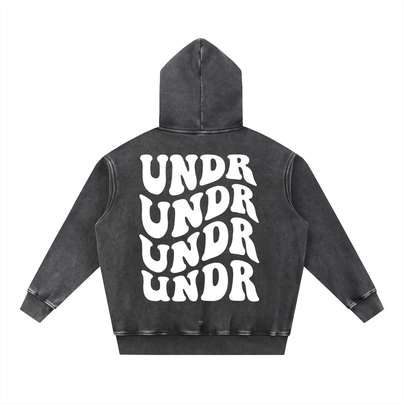 UNDR - Snow Wash Fleece Oversize Hoodie