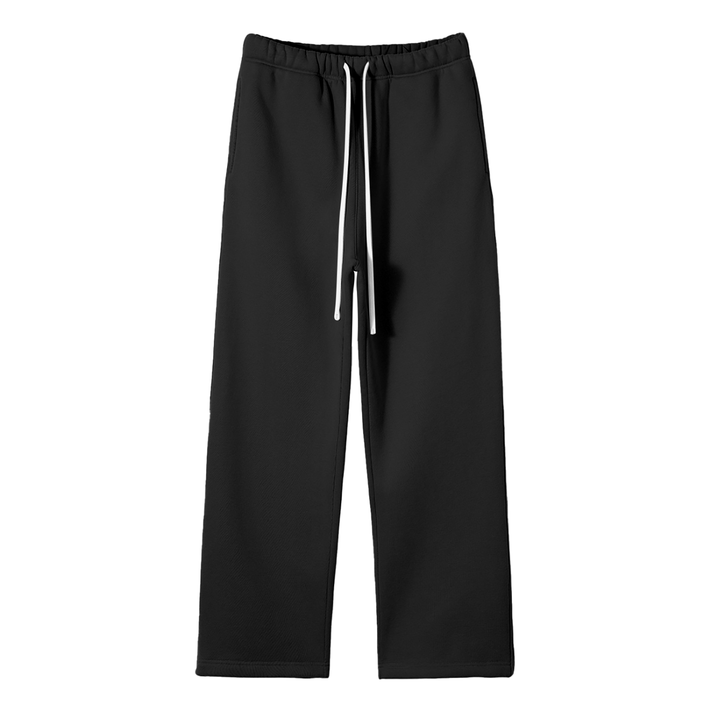 UNDR BLANK - Unisex Solid Color Fleece Straight Leg Pants