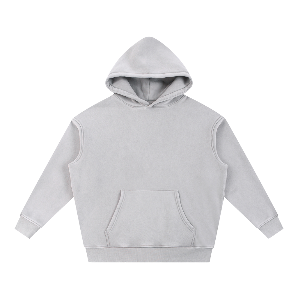 UNDR BLANK - Snow Wash Fleece Oversize Hoodie