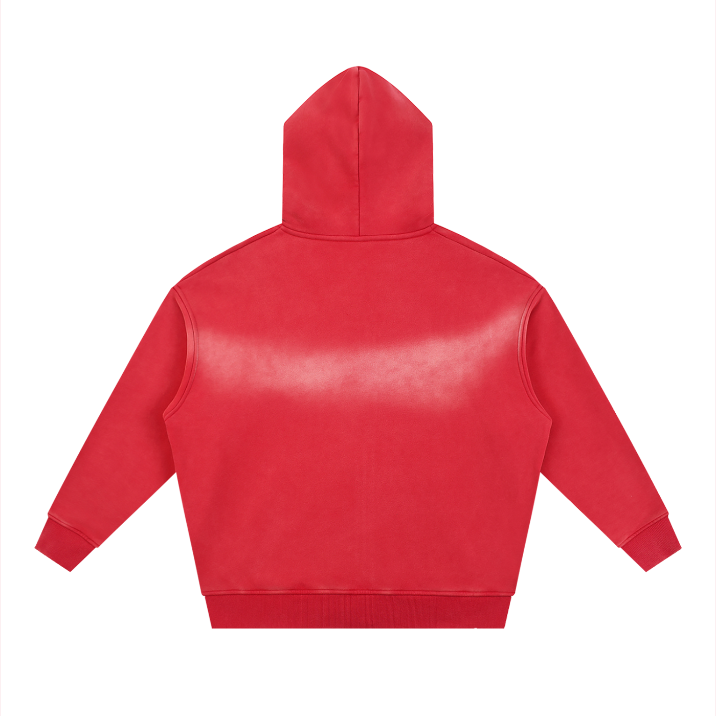 UNDR BLANK Sunfade Two-way Zipper Boxy Fleece Hoodie