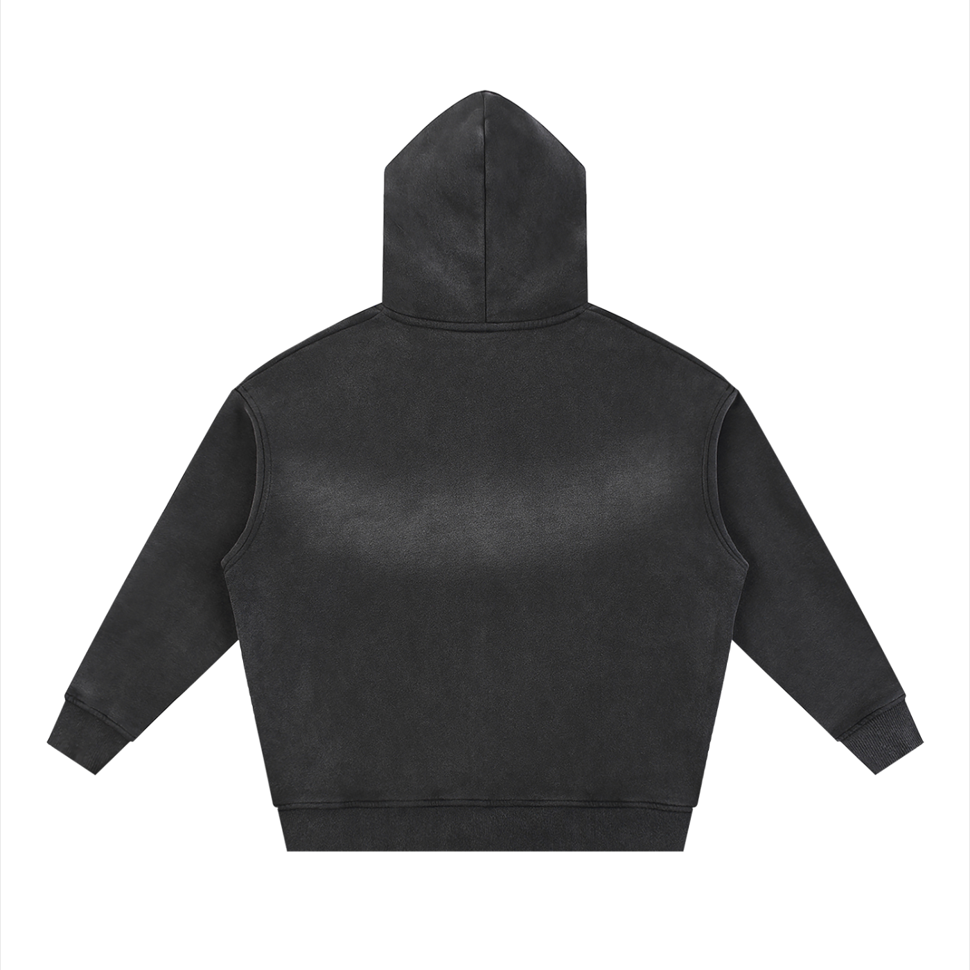 UNDR BLANK Sunfade Two-way Zipper Boxy Fleece Hoodie