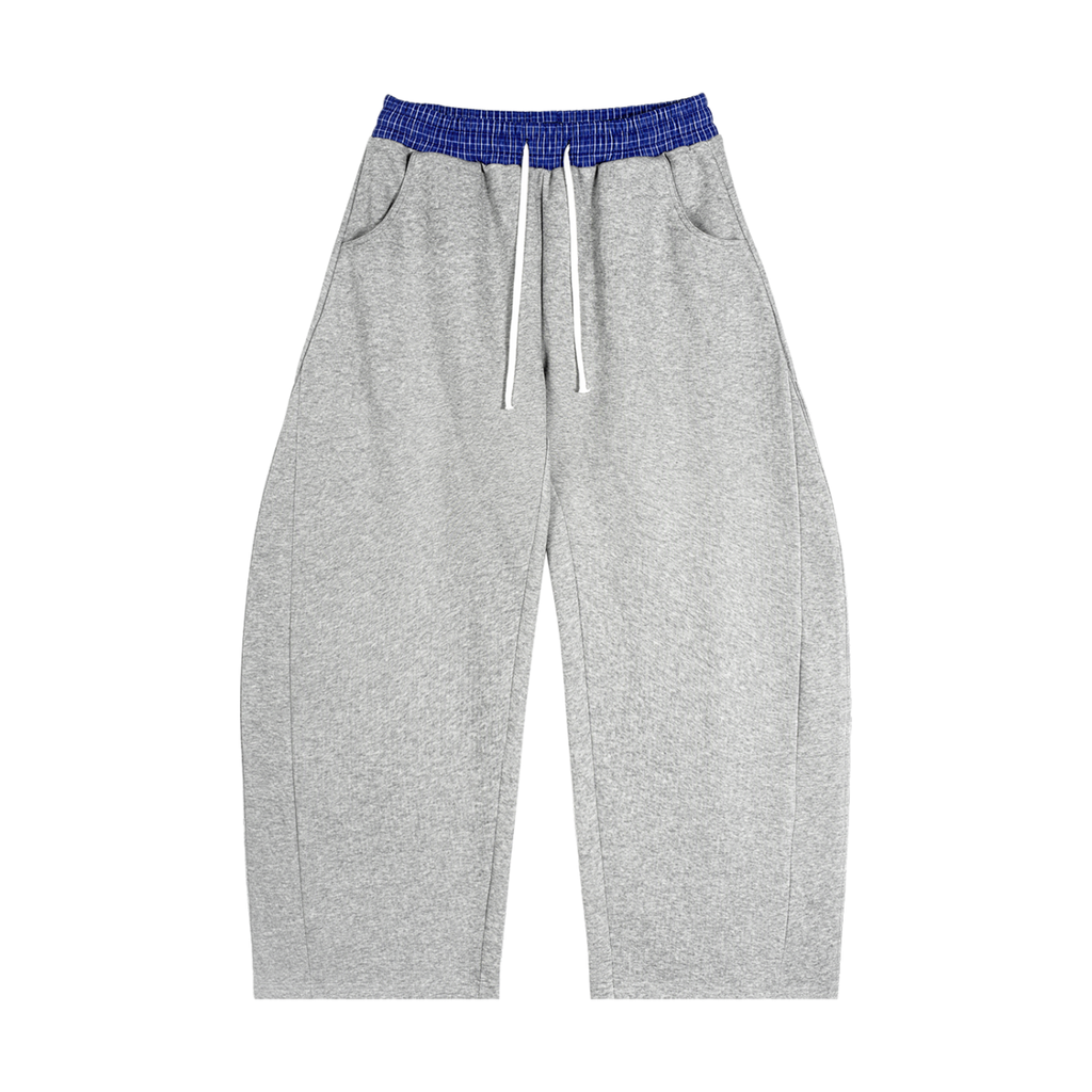 UNDR BLANK - laid Waistband Barrel Sweatpants