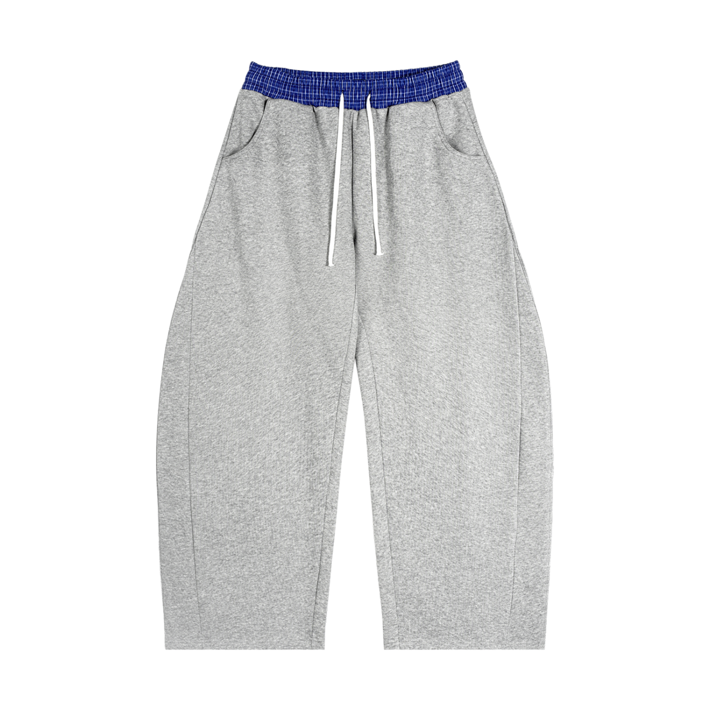 UNDR BLANK - laid Waistband Barrel Sweatpants