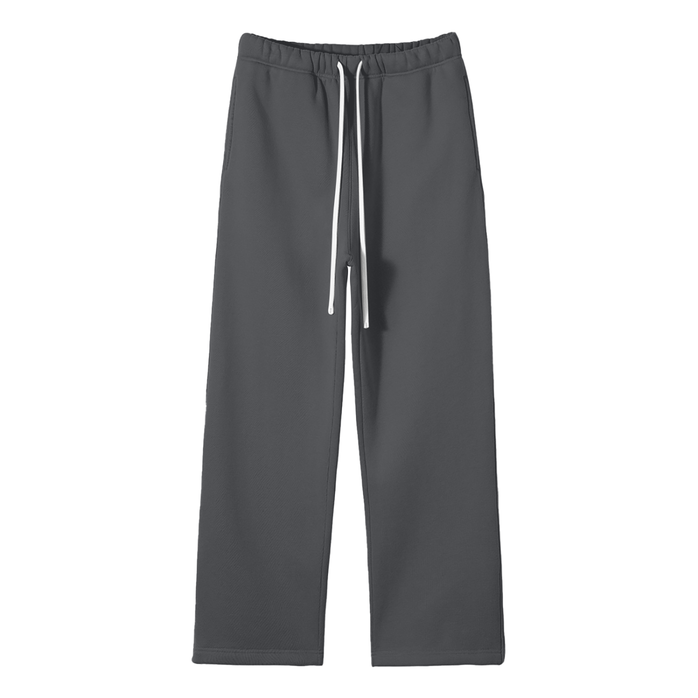 UNDR BLANK - Unisex Solid Color Fleece Straight Leg Pants