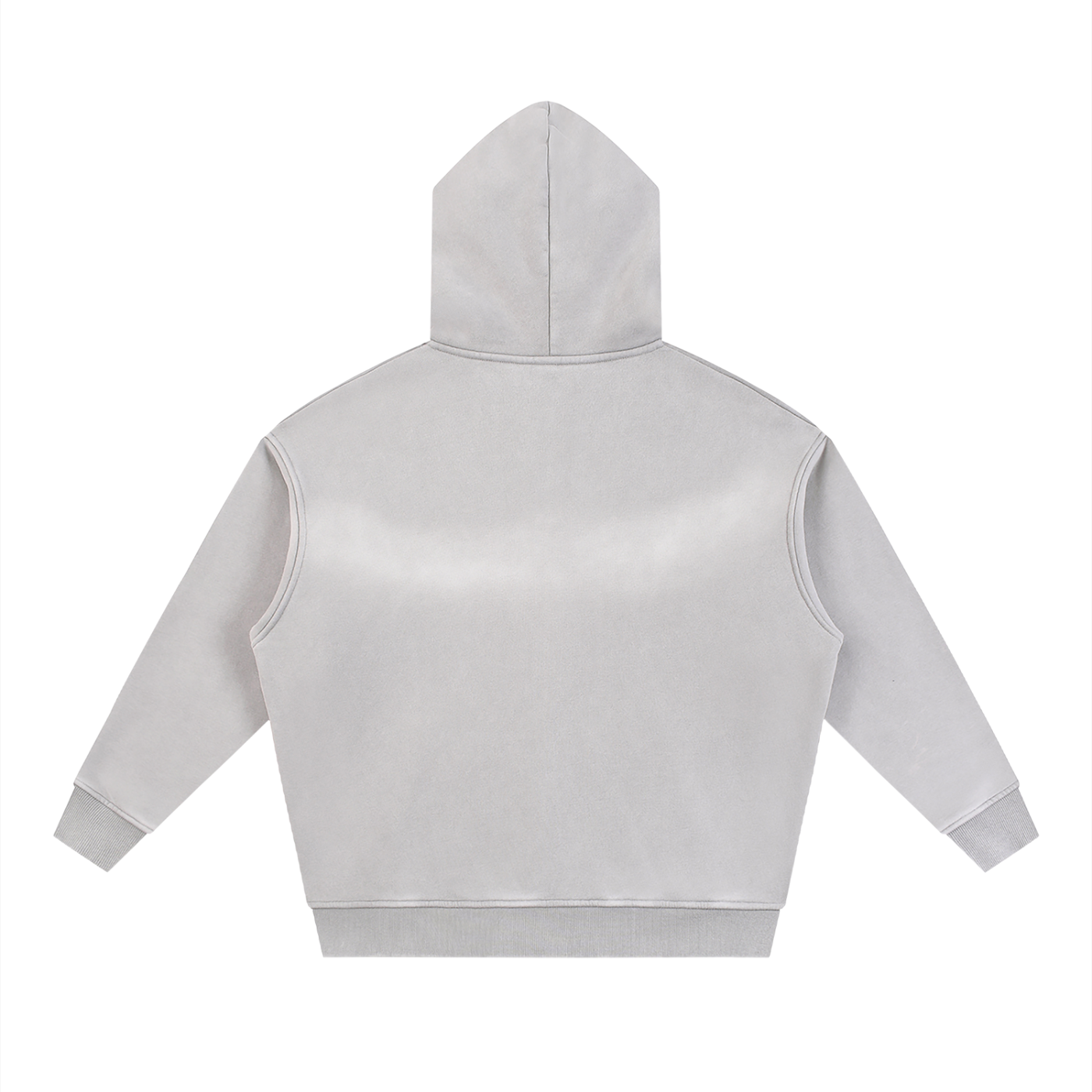 UNDR BLANK Sunfade Two-way Zipper Boxy Fleece Hoodie